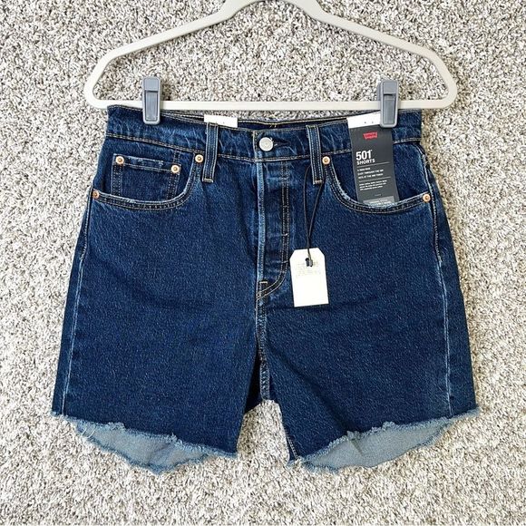 Levi's Pants - Levi’s Shorts Women’s 28 501 High Rise Button Fly Mid-Thigh Jean Shorts